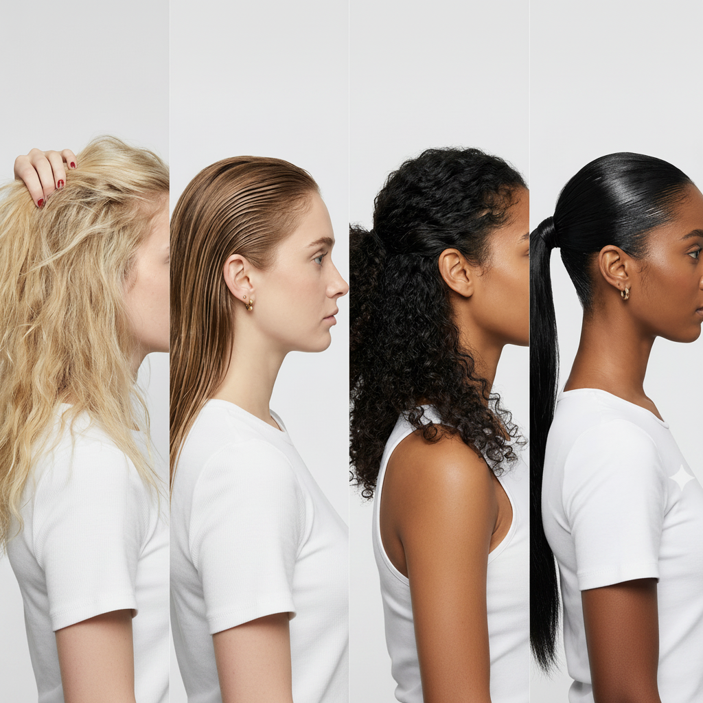 MistFlow Detangler Brush - In Use