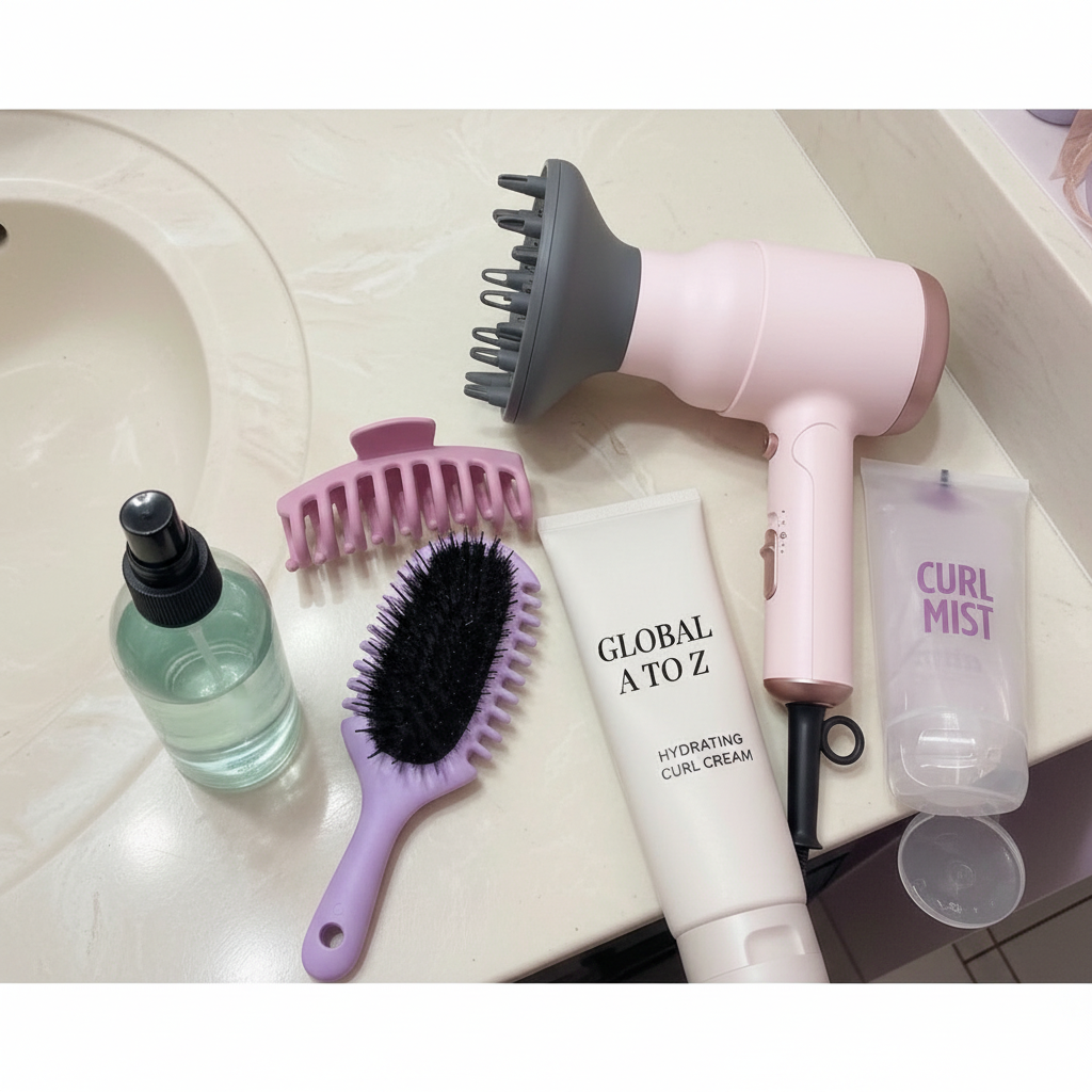 MistFlow Detangler Brush - Bristles Detail